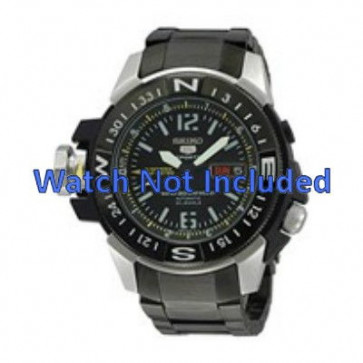 Correa de reloj negra Seiko 7s36 02k0 / SKZ231K1 